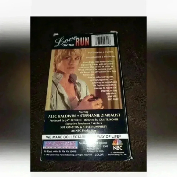 5/$25 Love On The Run VHS Tape - Picture 2 of 3
